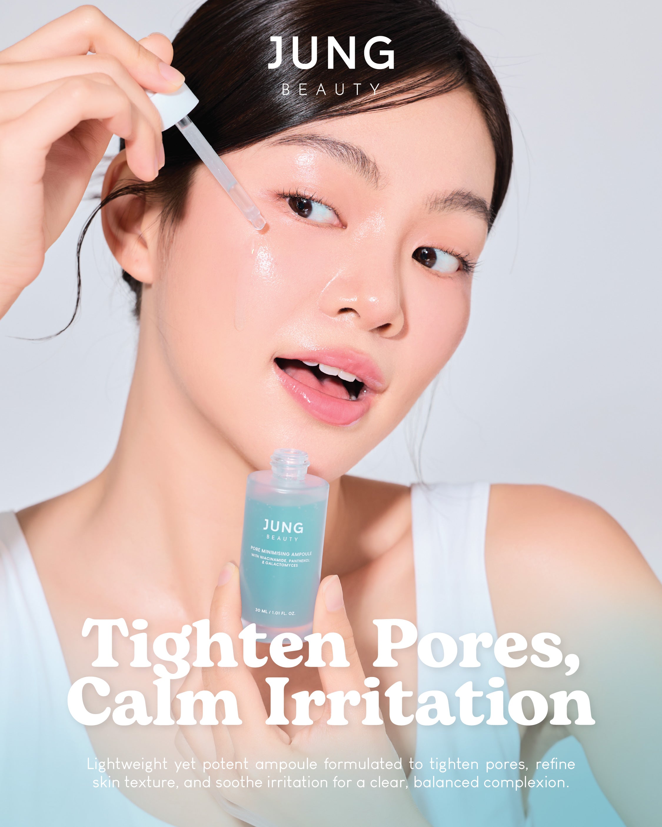 Jung Beauty Pore Minimising Ampoule with Niacinamide, Panthenol & Galactomyces