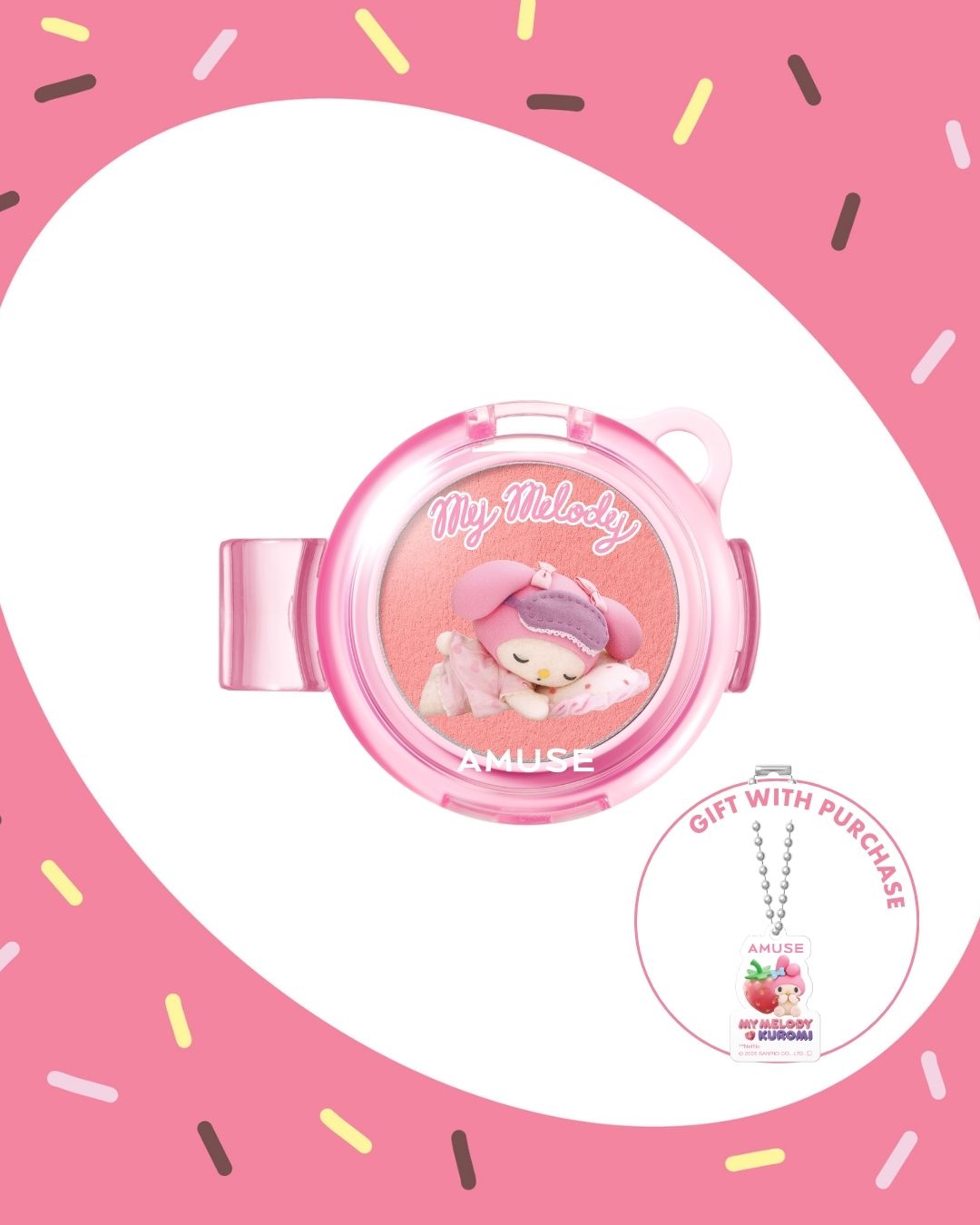 [PROMO] AMUSE My Melody & Kuromi Edition Powder Lip & Cheek