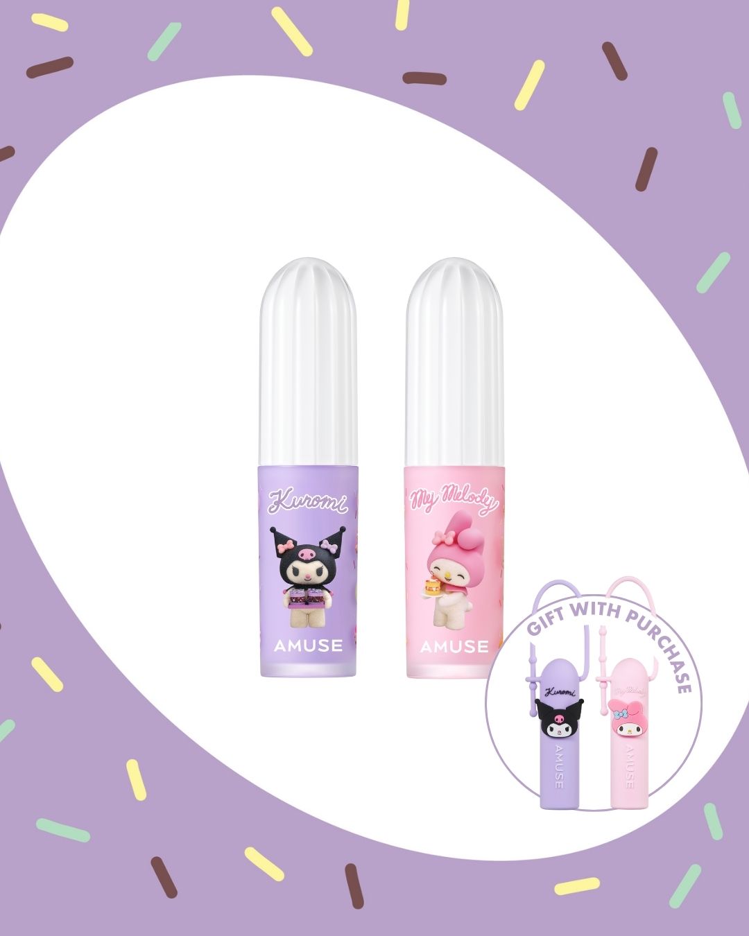 [PROMO] AMUSE My Melody & Kuromi Edition Powder Velvet Tint