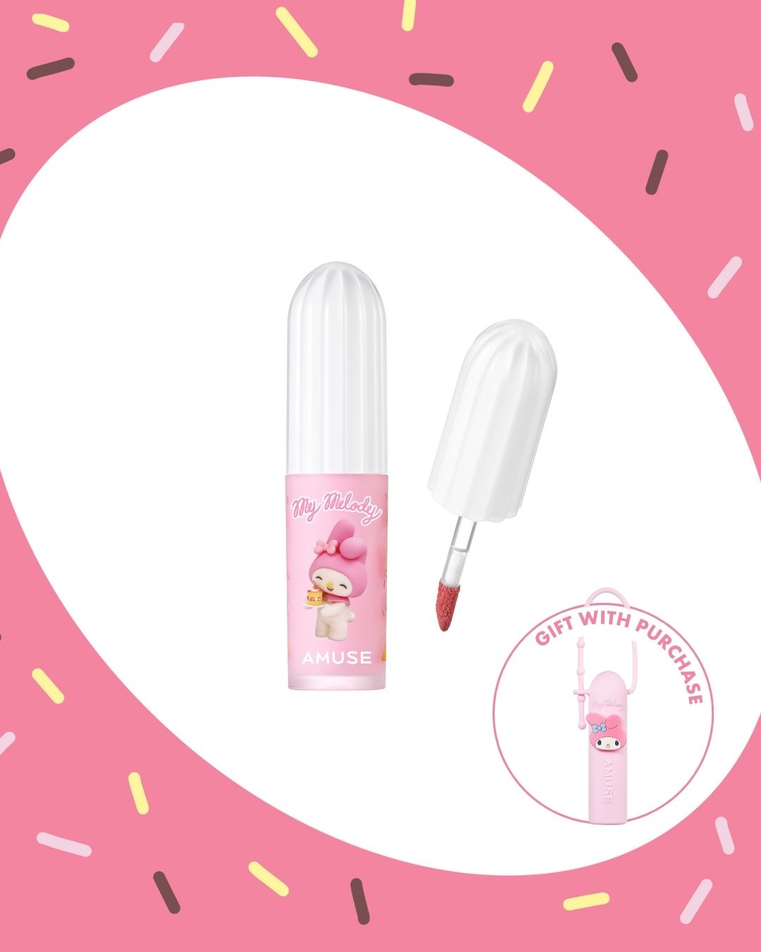 [PROMO] AMUSE My Melody & Kuromi Edition Powder Velvet Tint