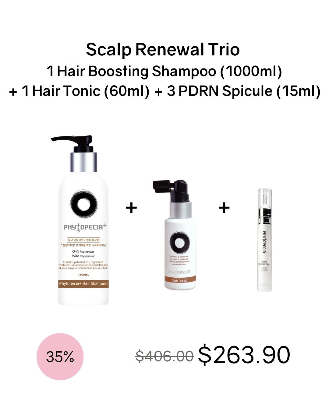 [PROMO] Phytopecia+ Hair Boosting Shampoo / Hair Tonic / Scalp Essence / PDRN Scalp Ampoule