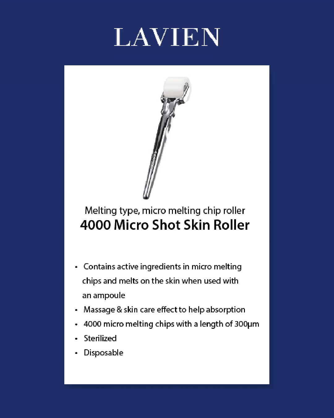 [PROMO] Lavien 4000 Micro Shot Skin Roller