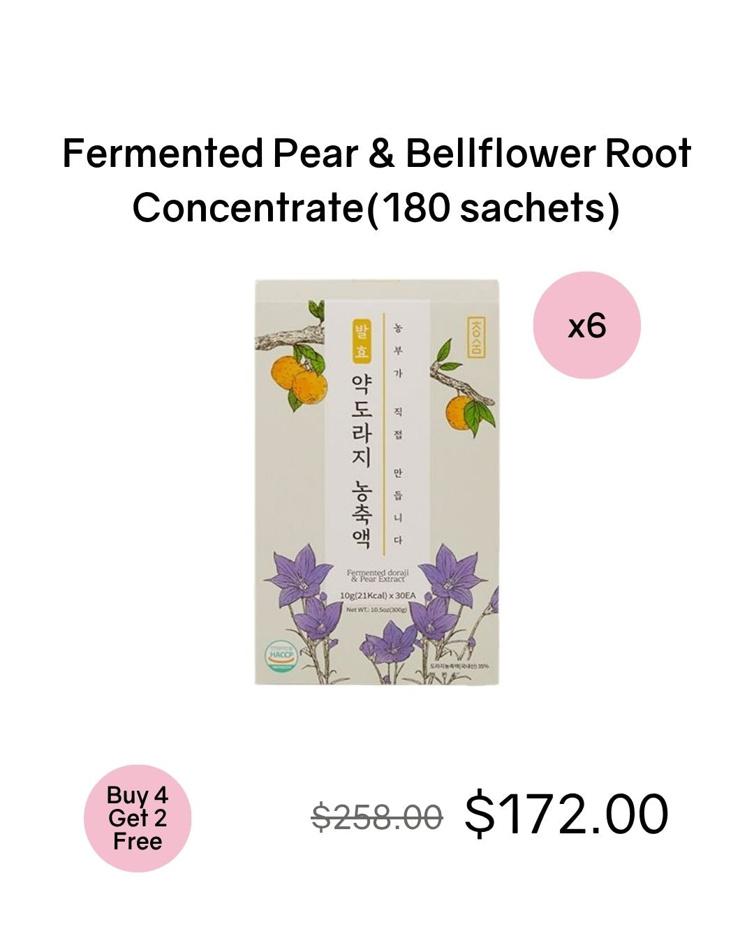 [PROMO] Cheongsum Fermented Pear & Bellflower Root Concentrate