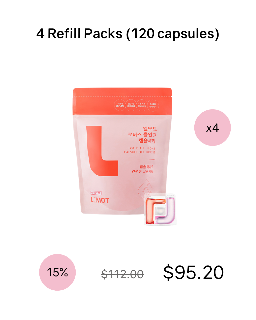 [PROMO] L:MOT Lotus All-in-One Capsule Detergent