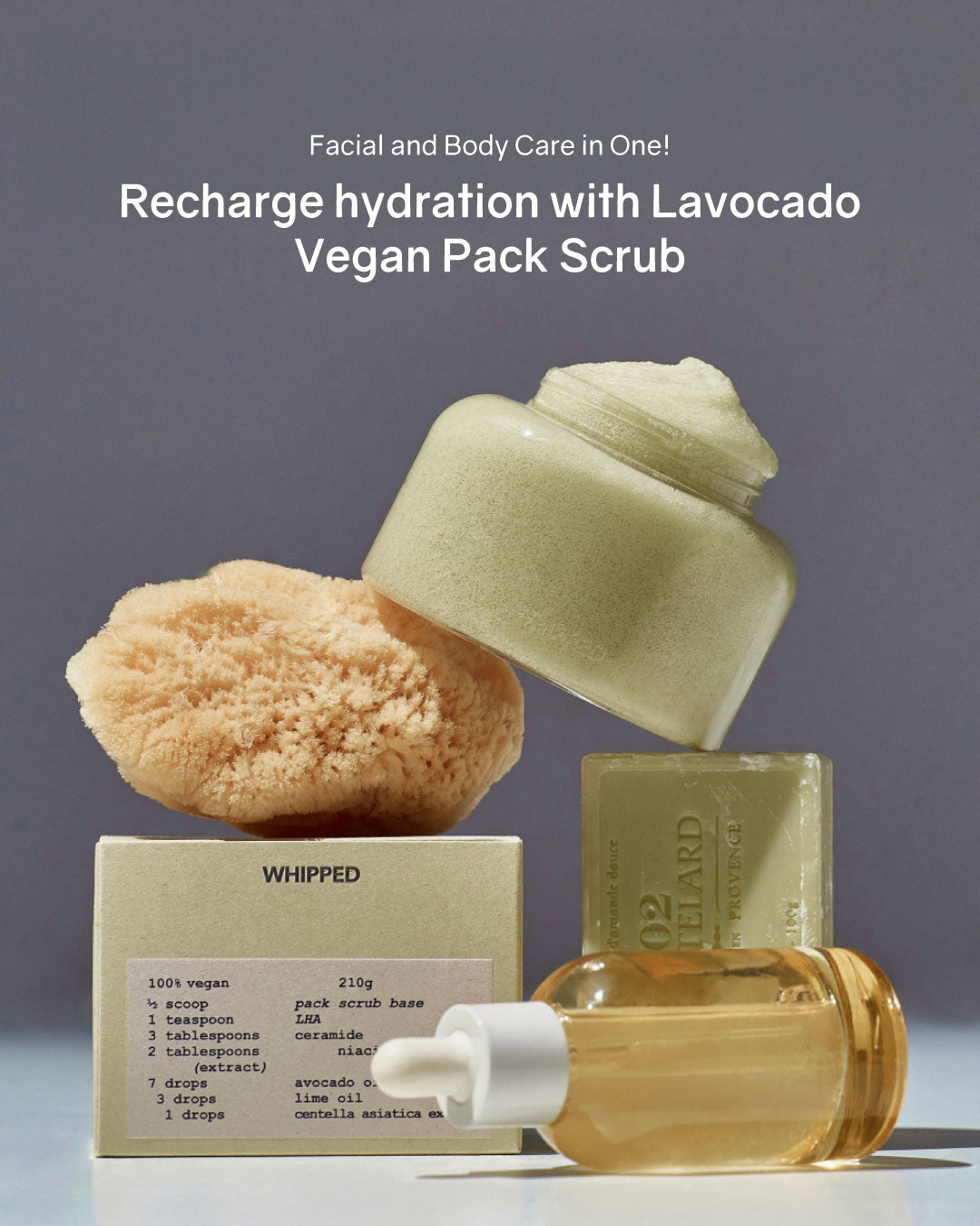 [PROMO] WHIPPED Vegan Pack Scrub (210g)