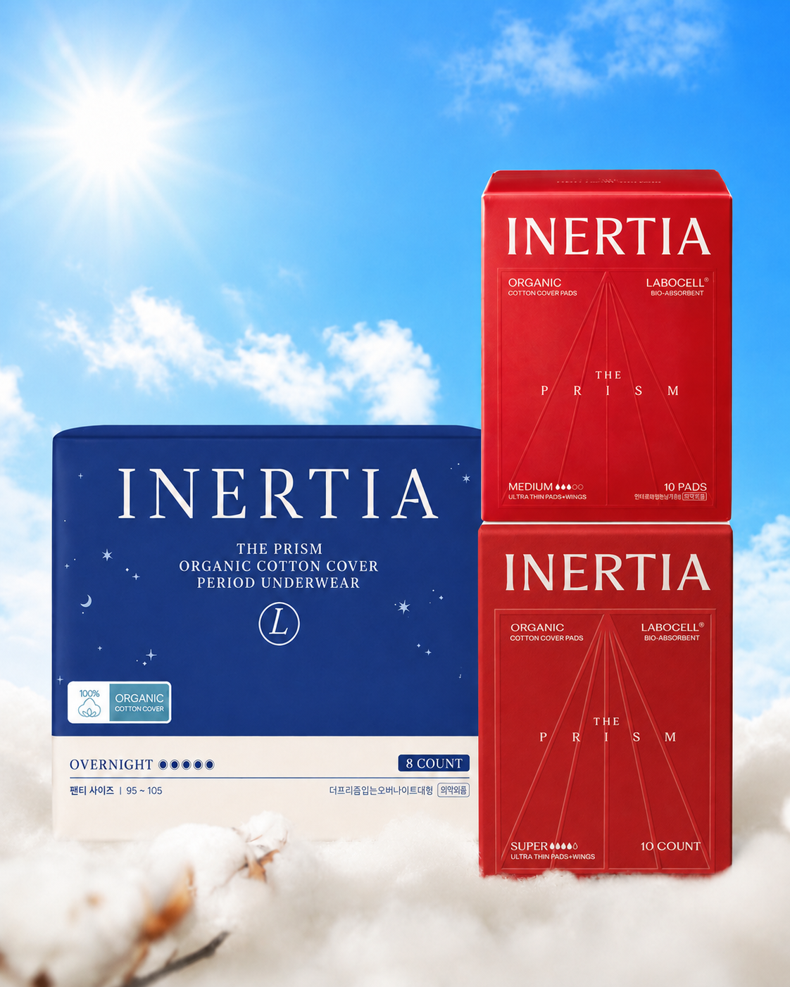 [PROMO] INERTIA The Prism Organic Cotton Pads/ Pantyliners/ Underwear