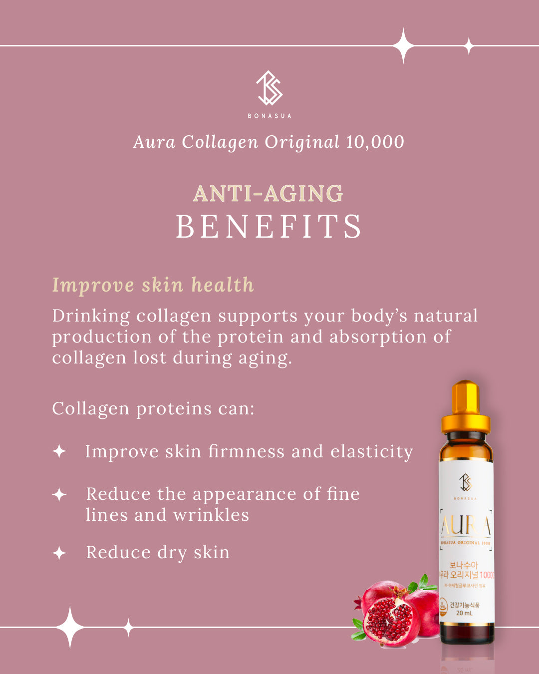 Bonasua Aura Original 10000 Collagen Drink (7 days)
